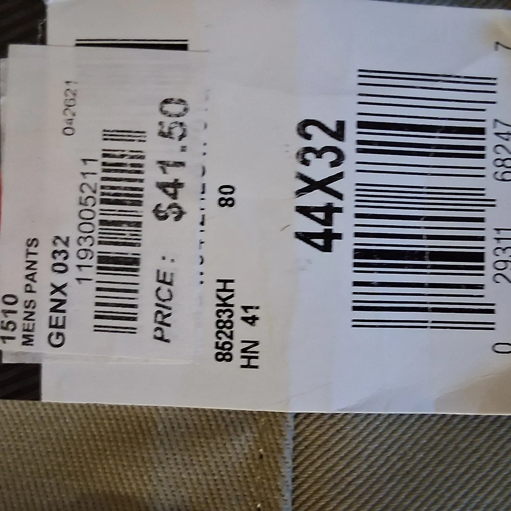 Dickies Khaki Straight Leg Work Pants 44× 32 New Tags 0154 - Picture 6 of 6